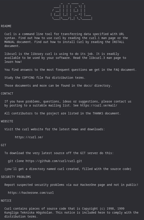 an image showing an example of a README file